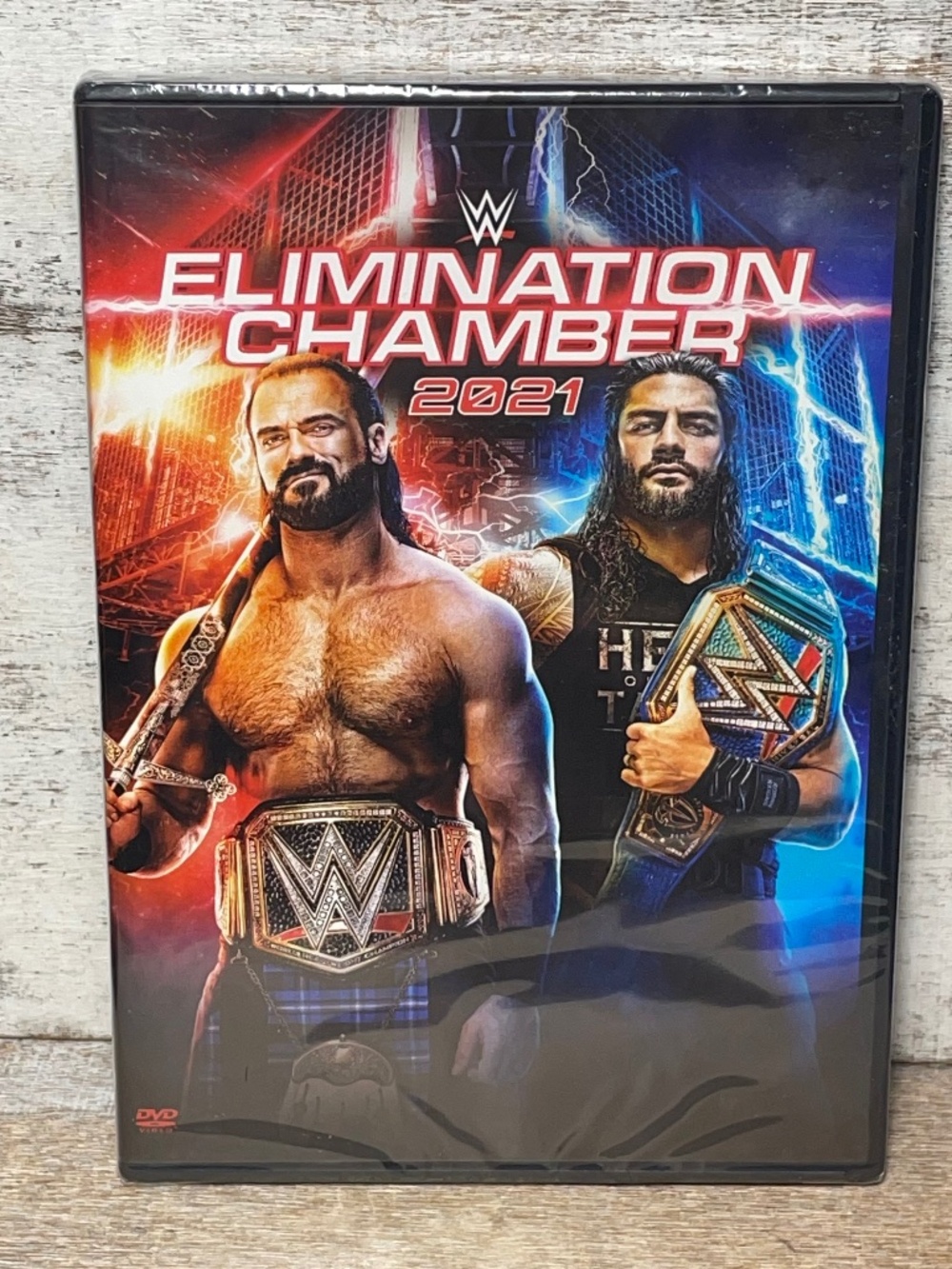 WWE Elimination Chamber DVD 2023 Roman Reigns, Sami Zayn, Bobby Lashley New